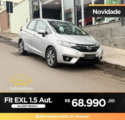 HONDA FIT 1.5 EXL 16V FLEX 4P AUTOMÁTICO