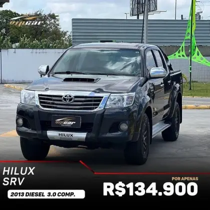 TOYOTA HILUX 3.0 SRV TOP 4X4 CD 16V TURBO INTERCOOLER DIESEL 4P AUTOMÁTICO