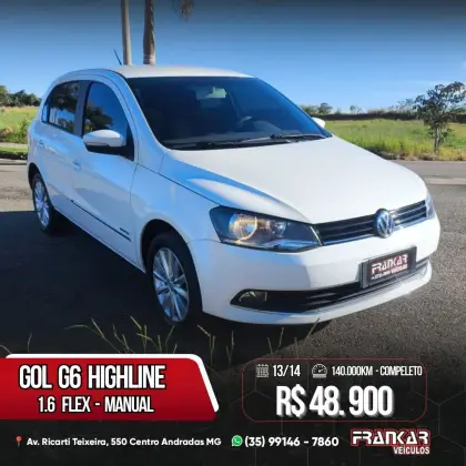 VOLKSWAGEN GOL 1.6 MI HIGHLINE 8V FLEX 4P MANUAL VOLKSWAGEN GOL 1.6 MI HIGHLINE 8V FLEX 4P MANUAL
