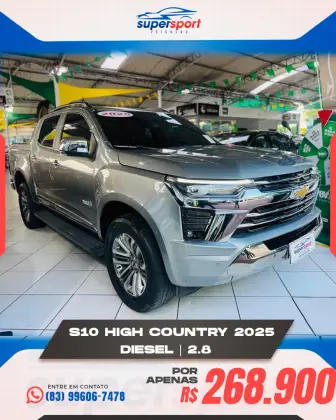 CHEVROLET S10 2.8 16V TURBO DIESEL HIGH COUNTRY CD 4X4 AUTOMÁTICO