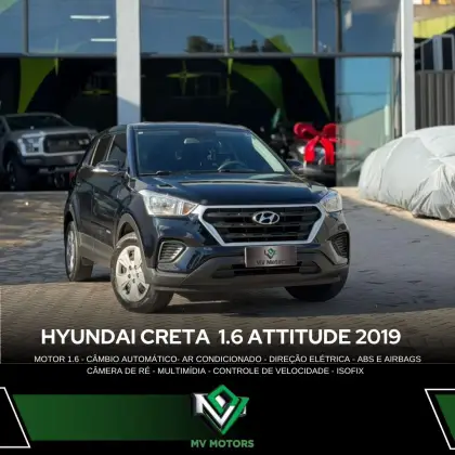 HYUNDAI CRETA 1.6 16V FLEX ATTITUDE AUTOMÁTICO HYUNDAI CRETA 1.6 16V FLEX ATTITUDE AUTOMÁTICO
