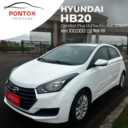 HYUNDAI HB20 1.6 COMFORT PLUS 16V FLEX 4P AUTOMÁTICO
