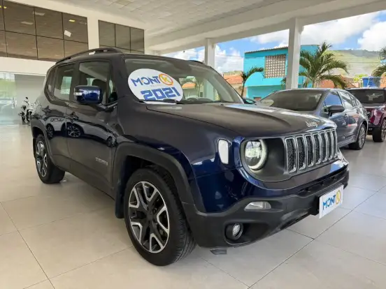 JEEP-RENEGADE-1.8 16V FLEX LONGITUDE 4P AUTOMÁTICO JEEP-RENEGADE-2021