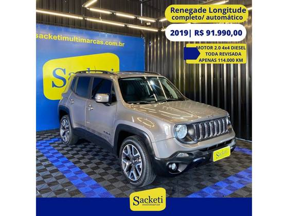 JEEP RENEGADE 2.0 16V TURBO DIESEL LONGITUDE 4P 4X4 AUTOMÁTICO