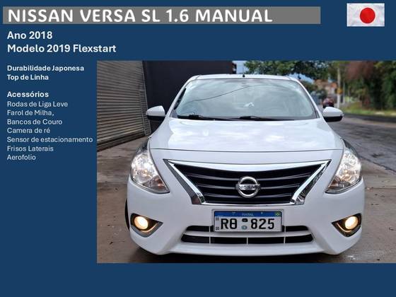 NISSAN VERSA 1.6 16V FLEXSTART SL 4P MANUAL