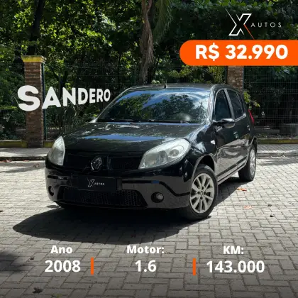 RENAULT SANDERO 1.0 AUTHENTIQUE 16V FLEX 4P MANUAL RENAULT SANDERO 1.0 AUTHENTIQUE 16V FLEX 4P MANUAL