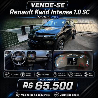 RENAULT KWID 1.0 12V SCE FLEX INTENSE MANUAL