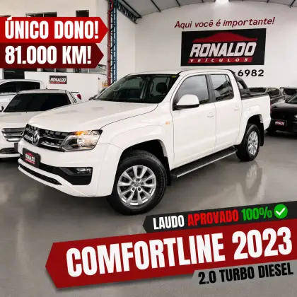 VOLKSWAGEN AMAROK 2.0 COMFORTLINE 4X4 CD 16V TURBO INTERCOOLER DIESEL 4P AUTOMÁTICO