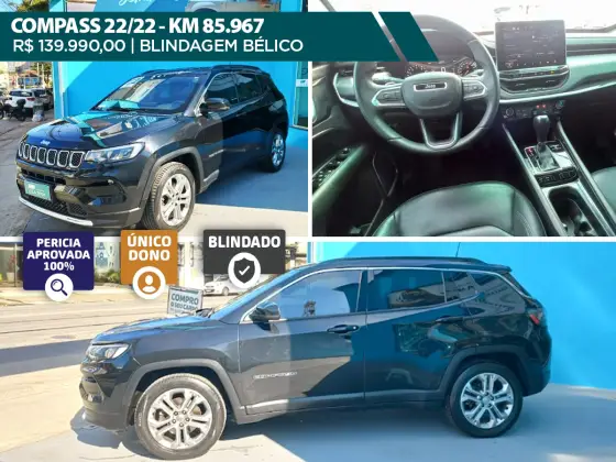 JEEP COMPASS 1.3 T270 TURBO FLEX LONGITUDE AT6 JEEP COMPASS 1.3 T270 TURBO FLEX LONGITUDE AT6