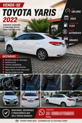 TOYOTA YARIS 1.5 16V FLEX SEDAN XL PLUS CONNECT MULTIDRIVE