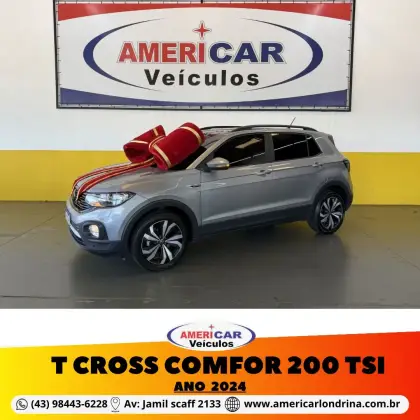 VOLKSWAGEN T-CROSS 1.0 200 TSI TOTAL FLEX COMFORTLINE AUTOMÁTICO VOLKSWAGEN T-CROSS 1.0 200 TSI TOTAL FLEX COMFORTLINE AUTOMÁTICO