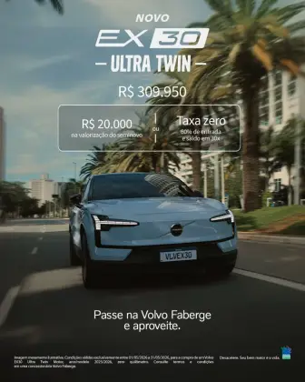 VOLVO EX30 69 KW ELÉTRICO PERFORMANCE ULTRA