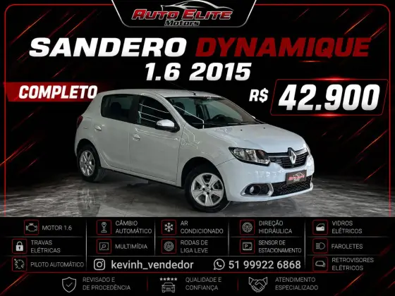 RENAULT SANDERO 1.6 DYNAMIQUE 8V FLEX 4P AUTOMATIZADO