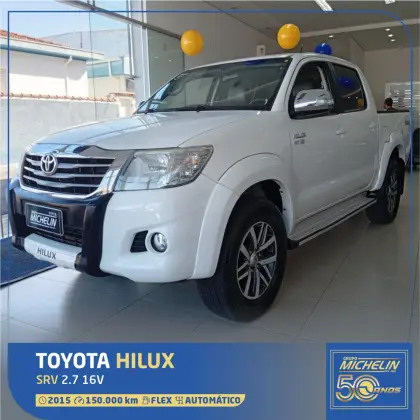 TOYOTA HILUX 2.7 SRV 4X4 CD 16V FLEX 4P AUTOMÁTICO