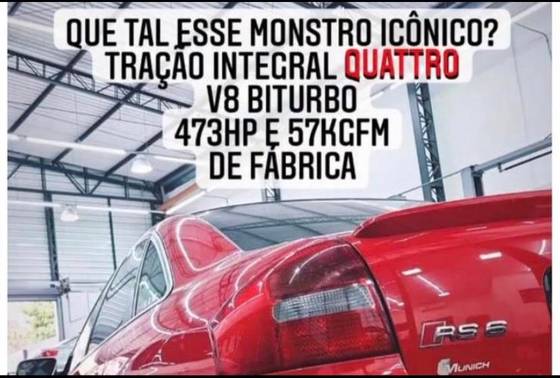 AUDI RS6 4.2 QUATTRO LIMOUSINE V8 40V BI-TURBO GASOLINA 4P TIPTRONIC
