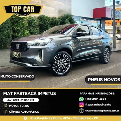 FIAT FASTBACK 1.0 TURBO 200 FLEX IMPETUS CVT FIAT FASTBACK 1.0 TURBO 200 FLEX IMPETUS CVT