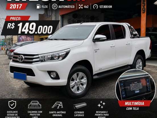 TOYOTA-HILUX-2.7 SRV 4X2 CD 16V FLEX 4P AUTOMÁTICO TOYOTA-HILUX-2017
