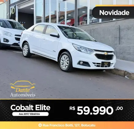 CHEVROLET COBALT 1.8 MPFI ELITE 8V FLEX 4P AUTOMÁTICO CHEVROLET COBALT 1.8 MPFI ELITE 8V FLEX 4P AUTOMÁTICO