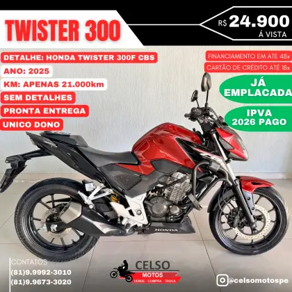 HONDA CB 300F TWISTER CBS HONDA CB 300F TWISTER CBS