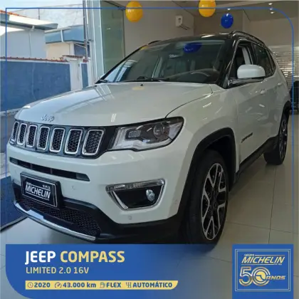 JEEP COMPASS 2.0 16V FLEX LIMITED AUTOMÁTICO JEEP COMPASS 2.0 16V FLEX LIMITED AUTOMÁTICO