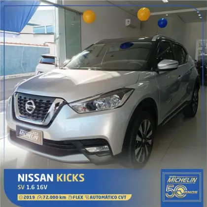 NISSAN KICKS 1.6 16V FLEXSTART SV 4P XTRONIC NISSAN KICKS 1.6 16V FLEXSTART SV 4P XTRONIC
