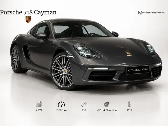 PORSCHE 718 2.0 16V H4 GASOLINA CAYMAN PDK