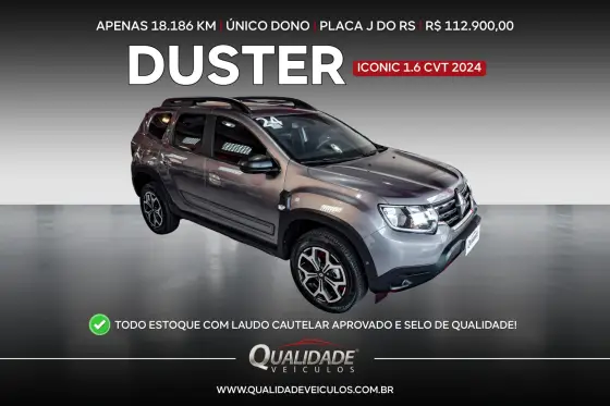 RENAULT DUSTER 1.3 TCE FLEX ICONIC X-TRONIC