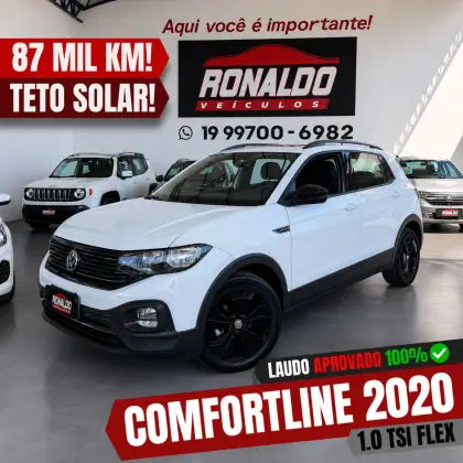 VOLKSWAGEN T-CROSS 1.0 200 TSI TOTAL FLEX COMFORTLINE AUTOMÁTICO