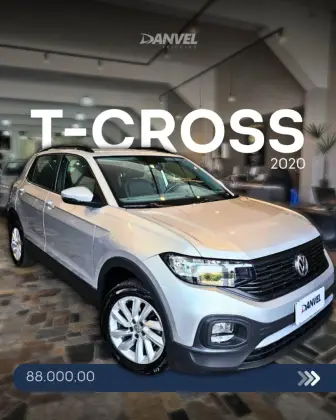 VOLKSWAGEN T-CROSS 1.0 200 TSI TOTAL FLEX SENSE AUTOMÁTICO VOLKSWAGEN T-CROSS 1.0 200 TSI TOTAL FLEX SENSE AUTOMÁTICO