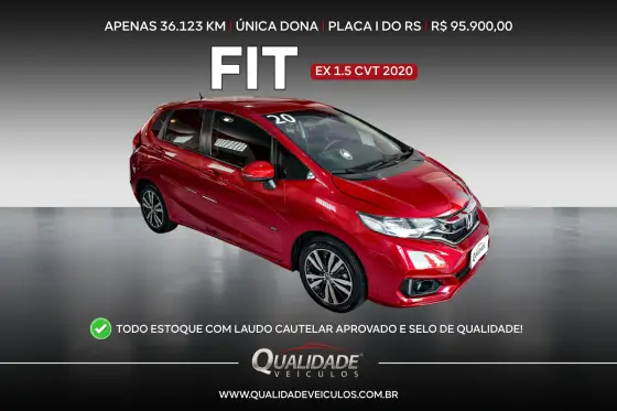 HONDA FIT 1.5 EX 16V FLEX 4P AUTOMÁTICO