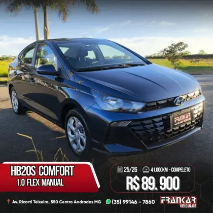 HYUNDAI HB20S 1.0 12V FLEX COMFORT MANUAL HYUNDAI HB20S 1.0 12V FLEX COMFORT MANUAL