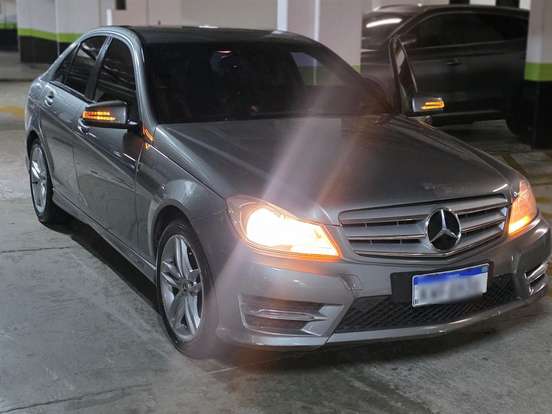 MERCEDES-BENZ-C 180-1.6 CGI SPORT 16V TURBO GASOLINA 4P AUTOMÁTICO MERCEDES-BENZ-C 180-2014