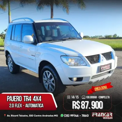 MITSUBISHI PAJERO TR4 2.0 4X4 16V 140CV FLEX 4P AUTOMÁTICO MITSUBISHI PAJERO TR4 2.0 4X4 16V 140CV FLEX 4P AUTOMÁTICO