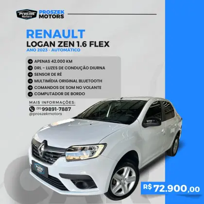 RENAULT LOGAN 1.6 16V SCE FLEX ZEN X-TRONIC RENAULT LOGAN 1.6 16V SCE FLEX ZEN X-TRONIC