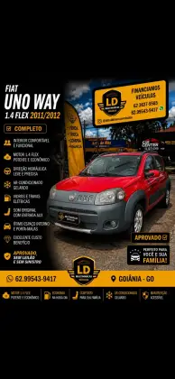 FIAT UNO 1.4 WAY 8V FLEX 4P MANUAL FIAT UNO 1.4 WAY 8V FLEX 4P MANUAL