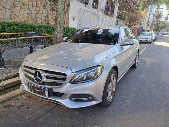 MERCEDES-BENZ-C 180-1.6 CGI 16V TURBO GASOLINA 4P AUTOMÁTICO MERCEDES-BENZ-C 180-2015