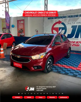 CHEVROLET ONIX 1.0 MPFI LT 8V FLEX 4P MANUAL CHEVROLET ONIX 1.0 MPFI LT 8V FLEX 4P MANUAL