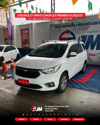CHEVROLET SPIN 1.8 PREMIER 8V FLEX 4P AUTOMÁTICO CHEVROLET SPIN 1.8 PREMIER 8V FLEX 4P AUTOMÁTICO