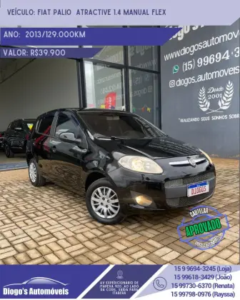 FIAT PALIO 1.4 MPI ATTRACTIVE 8V FLEX 4P MANUAL FIAT PALIO 1.4 MPI ATTRACTIVE 8V FLEX 4P MANUAL