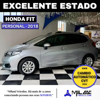 HONDA FIT 1.5 PERSONAL 16V FLEX 4P AUTOMÁTICO HONDA FIT 1.5 PERSONAL 16V FLEX 4P AUTOMÁTICO