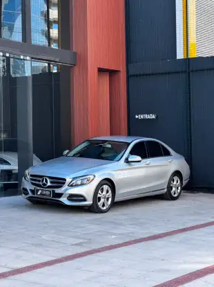 MERCEDES-BENZ-C 180-1.6 CGI AVANTGARDE 16V TURBO GASOLINA 4P AUTOMÁTICO MERCEDES-BENZ-C 180-2015