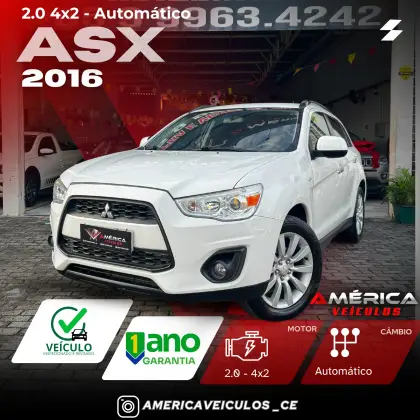 MITSUBISHI ASX 2.0 4X2 16V GASOLINA 4P AUTOMÁTICO MITSUBISHI ASX 2.0 4X2 16V GASOLINA 4P AUTOMÁTICO