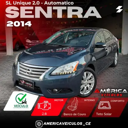 NISSAN SENTRA 2.0 SV 16V FLEX 4P AUTOMÁTICO NISSAN SENTRA 2.0 SV 16V FLEX 4P AUTOMÁTICO