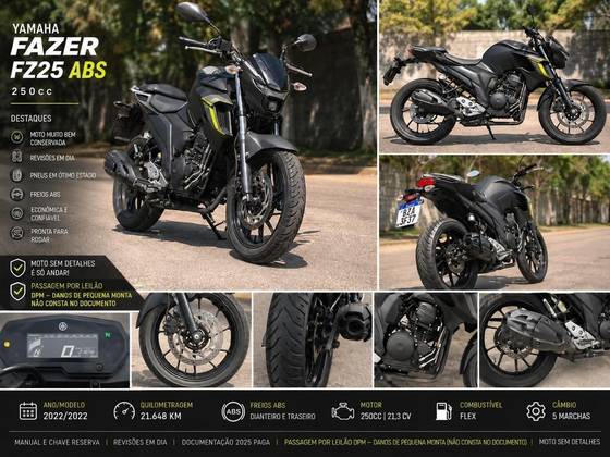 YAMAHA FZ25 FAZER ABS 