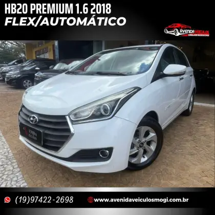 HYUNDAI HB20 1.6 PREMIUM 16V FLEX 4P AUTOMÁTICO HYUNDAI HB20 1.6 PREMIUM 16V FLEX 4P AUTOMÁTICO