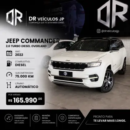 JEEP COMMANDER 2.0 TD380 TURBO DIESEL OVERLAND AT9 JEEP COMMANDER 2.0 TD380 TURBO DIESEL OVERLAND AT9