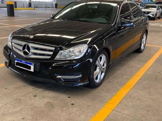 MERCEDES-BENZ-C 180-1.6 CGI SPORT 16V TURBO GASOLINA 4P AUTOMÁTICO MERCEDES-BENZ-C 180-2013