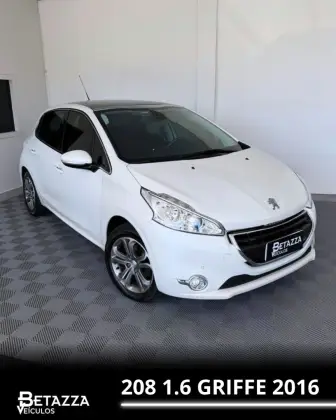 PEUGEOT 208 1.6 GRIFFE 16V FLEX 4P AUTOMÁTICO PEUGEOT 208 1.6 GRIFFE 16V FLEX 4P AUTOMÁTICO