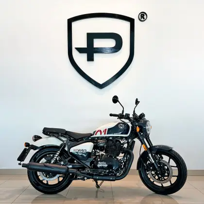ROYAL ENFIELD SHOTGUN 650 STENCIL WHITE 