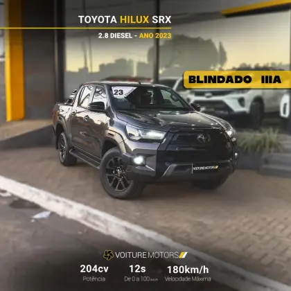 TOYOTA HILUX 2.8 D-4D TURBO DIESEL CD SRX 4X4 AUTOMÁTICO TOYOTA HILUX 2.8 D-4D TURBO DIESEL CD SRX 4X4 AUTOMÁTICO